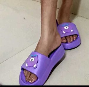 Purple Filp Flop Slippers