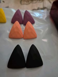 Triangle Stud Earrings