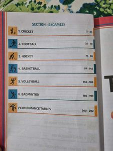 Physical Education Book For ICSE Class 10