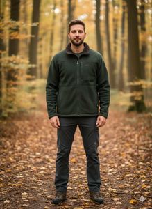 AIGLE Green Fleece Jacket