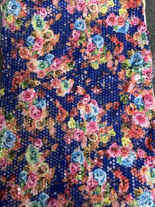 Floral Sequins Top