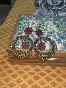 Boho Floral Drop Earrings