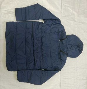 Navy Blue Puffer Jacket