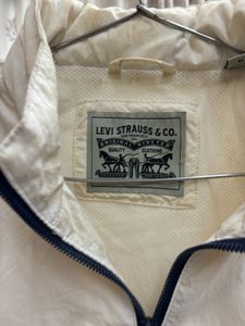 white windcheater jacket