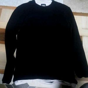 Zara Black Pullover Sweater