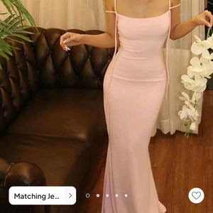 Pink Bodycon Maxi Dress