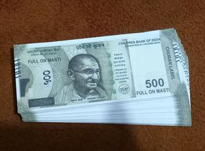 Children Bank Of India 500 Ka 1 Note