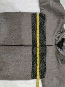 Stylish Grey Zip-Up Hoodie