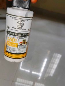 Khadi Natural SPF 60 Sunscreen Lotion