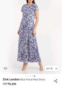 Zinc London Floral Print Dress