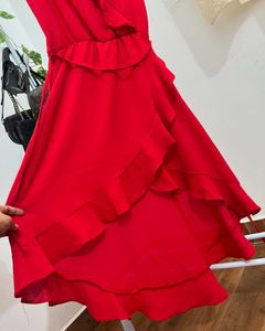 H&amp;M Bright Red Dress
