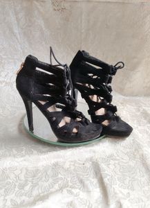 Hot Gladiator Black Heels 👠