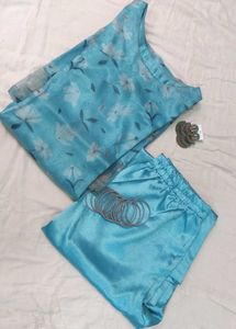 Elegant Blue Kurta Set