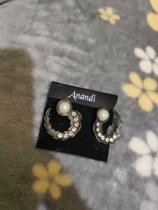 Anandi Pearl & Rhinestone Earrings
