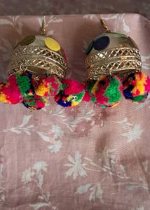 Pompom Earrings