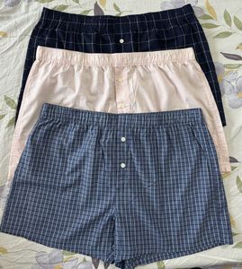 Men's Plaid Boxers (3-Pack)