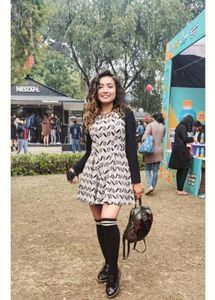 Black and White Dress