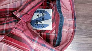 Checked Short Sleeve Shirt