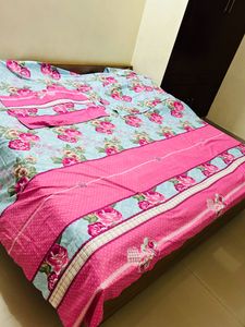 Full Size Bed Sheet With Pillow Cover