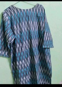 Light Blue Stripe Kurti For 99rs