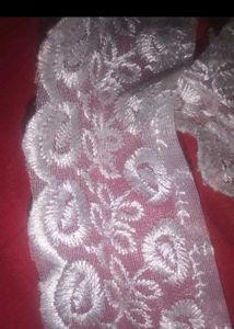white embroidery Lace 🤍🏵️🍀