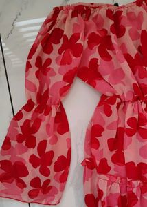 Floral Print Tiered Dress