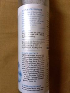 Plum rice water niacinamide toner