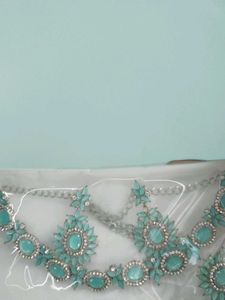 Fancy Neckset with Earring And Mangtikka