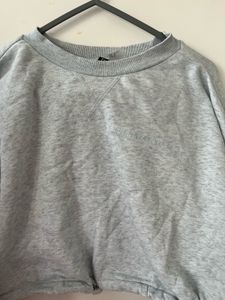 Grey h&m Pullover Sweatshirt