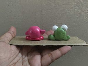Kirby 🩷 &amp; Froggie 🐸 Desk Buddies Combo