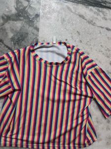 Multi Color Crop Top