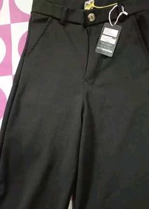 Black Wide Leg Trousers