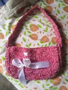 Crochet Baguette Bag