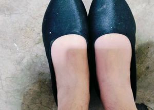 Black Pointed-Toe Flats