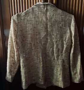 Women Jute Khaki Shrug