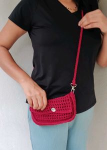 Crochet Crossbody Bag