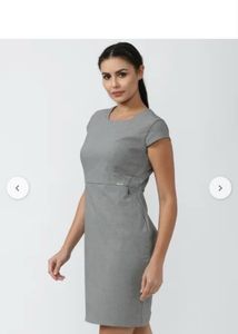 Van Heusen formal A line Grey dress