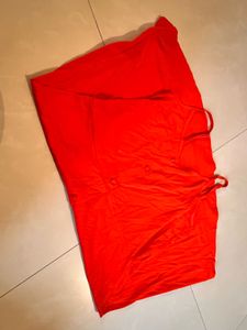 Orange Short Dress
