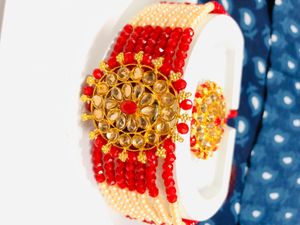 I’m Selling This Beautiful Red Kundan Necklace