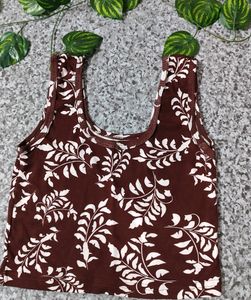 Asthetic Brown Tank Top