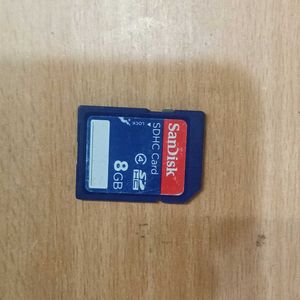 SanDisk 8GB camera memory card