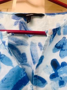 Floral Print Tie Waist Top