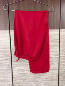 Aachho Maroon Angrakha Bandhej Suit Set XL