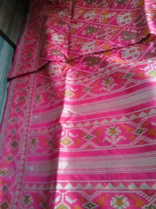 Pink Patola Saree