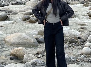 Trendy Black Puffer Jacket