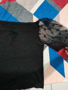 Urbanic Brand Chic Black Top Small Size