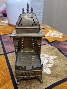 Old Brass Handmade  Mandir From Maharashtra Fort