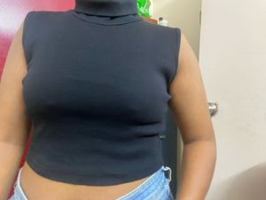 Black Turtle Neck Tank