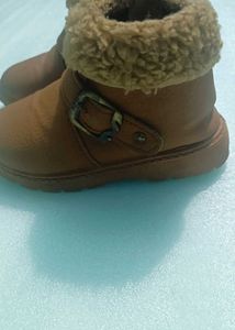 Cute Brown Baby Boots