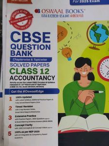 CBSE Class12 4 Oswal Ques Bank ENG,ECO,MATH,ACC